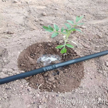 Tubería de riego por goteo 16PE con espaciado de 30 cm